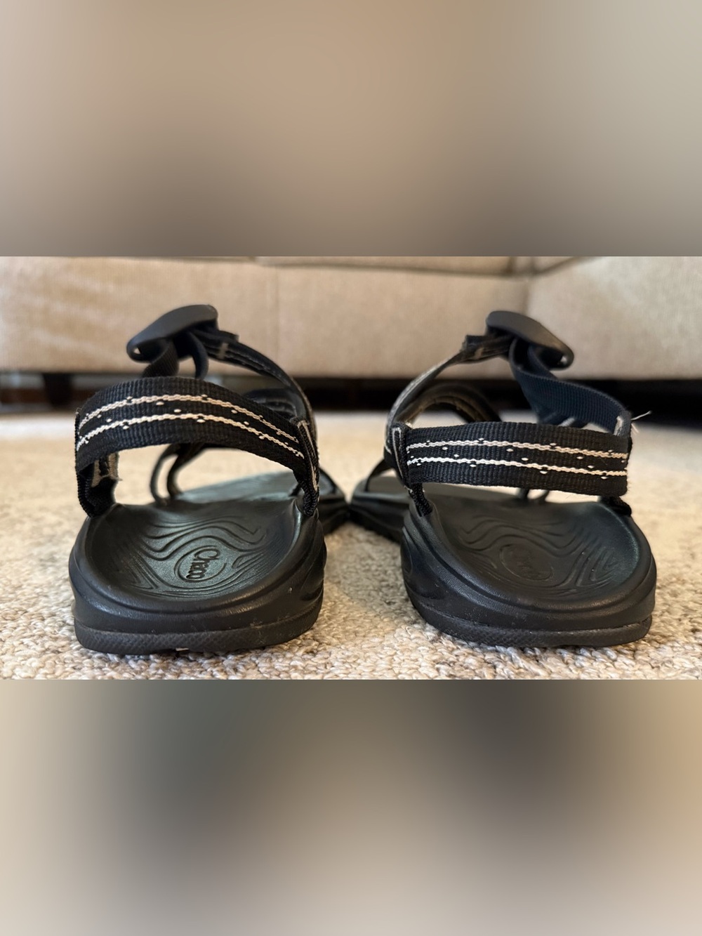 Chaco Black Sandal Women’s Sz 7 - Picture 3 of 5